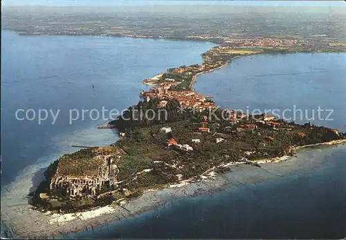 Sirmione Lago di Garda Luftaufnahme