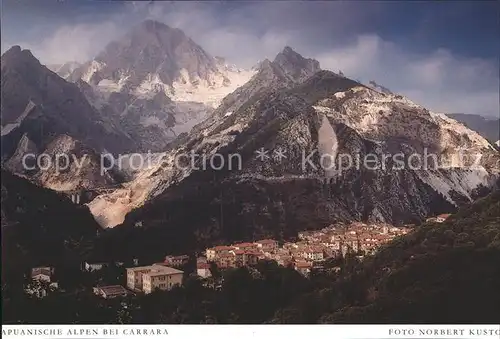 Carrara Apuanische Alpen Kat. Italien