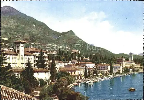 Gardone Riviera Lago di Garda Panorama See Ortsansicht Kat. Italien