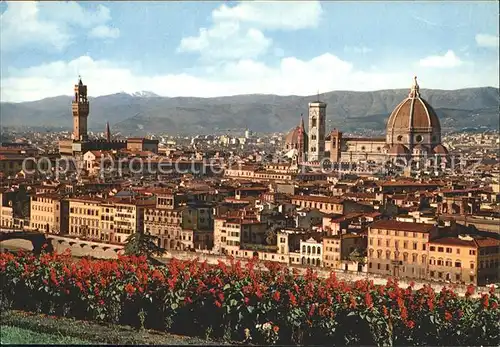 Firenze Toscana Stadt der Traeume Panorama Kat. Firenze
