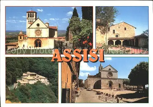 Assisi Umbria Basilika San Francesco Kirche Santa Chiara Santa Damiano Kat. Assisi