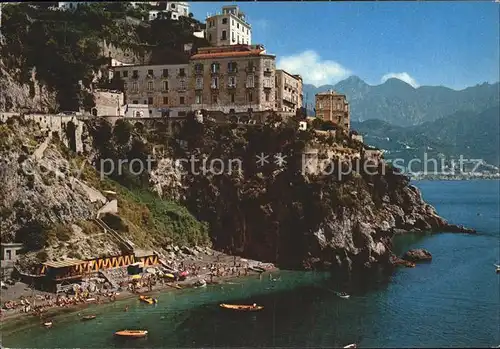 Atrani K?ste Amalfi Strand Kat. Italien