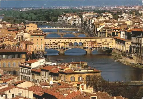 Firenze Toscana Ortsansicht Abendstimmung Kat. Firenze