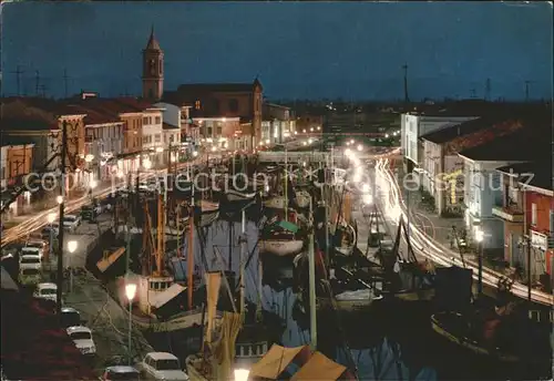 Cesenatico Kanal Hafen  Kat. Italien