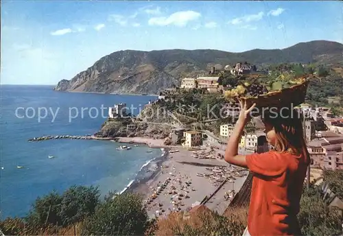 Monterosso al Mare Ortsnansicht  Kat. Italien