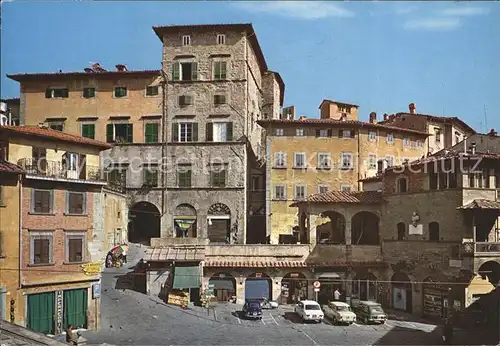 Cortona Platz der Republik  Kat. Arezzo