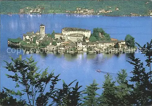 Isola San Giulio Ortsansicht  Kat. Italien