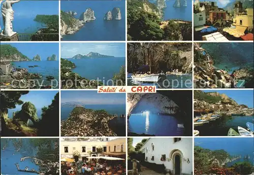 Capri Ortsansichten  Kat. Golfo di Napoli