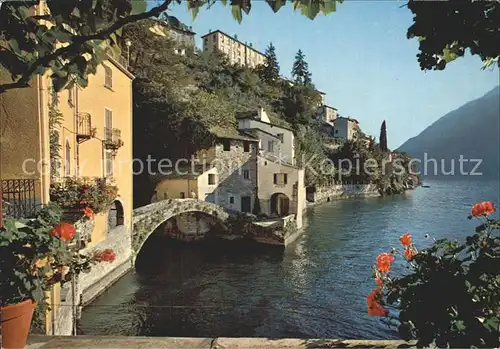 Nesso Lago di Como Teilansicht  Kat. Italien