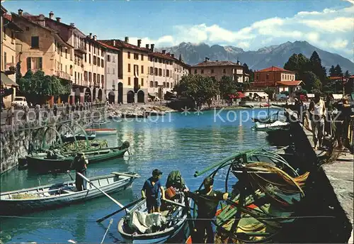 Lago di Como Boot Kanal  Kat. Italien