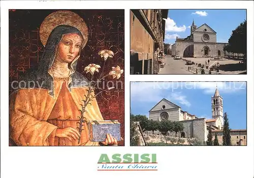 Assisi Umbria Santa Chiara Basilica Santa Maria  Kat. Assisi