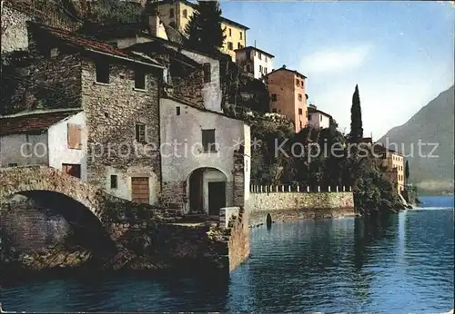 Nesso Lago di Como Teilansicht  Kat. Italien