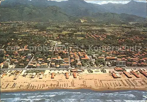 Marina di Pietrasanta Tonfano Fliegeraufnahme Kat. Lucca