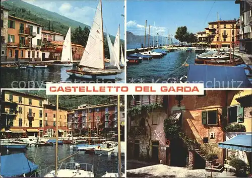 Castelletto Segelboot Hafen  Kat. Italien