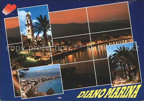 Diano Marina Teilansichten  Kat. Italien