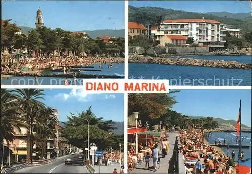Diano Marina Strand Promenade  Kat. Italien