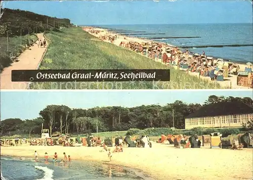 Graal Mueritz Ostseebad Strand  Kat. Seeheilbad Graal Mueritz