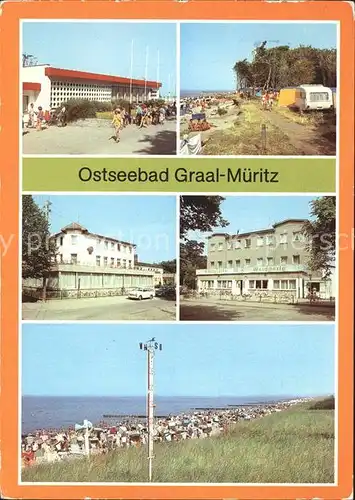 Graal Mueritz Ostseebad Broilergaststaette Zeltplatz Uhlenflucht Hotel Seestern  Kat. Seeheilbad Graal Mueritz