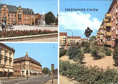 Finow Eberswalde Platz der Freundschaft Wilhelm Pieck Strasse  Kat. Eberswalde Finow