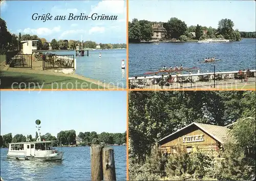 Gruenau Berlin Gaststaette Koliba Regattastrecke  Kat. Berlin