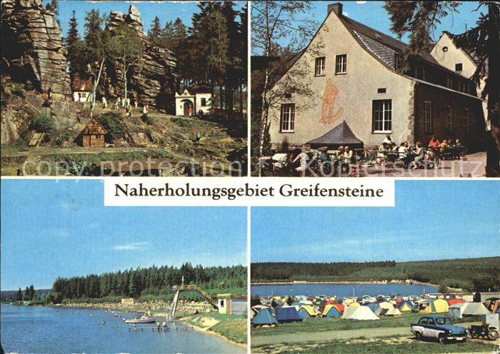 Greifensteine Erzgebirge Naturtheater Gaststaette Berghaus Zeltplatz