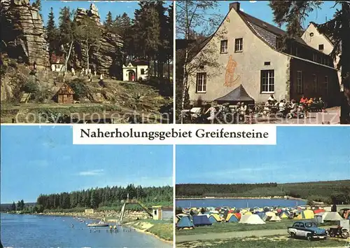 Greifensteine Erzgebirge Naturtheater Gaststaette Berghaus Zeltplatz / Ehrenfriedersdorf /Erzgebirgskreis LKR