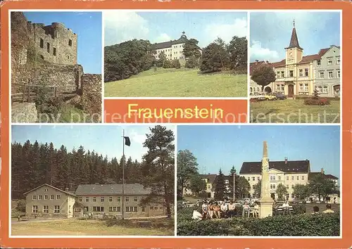Frauenstein Brand Erbisdorf Burgruine Schloss Kat. Brand Erbisdorf