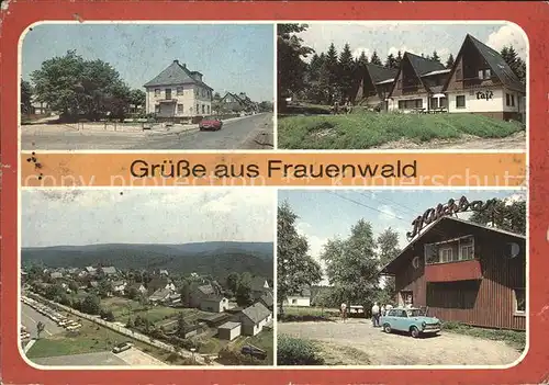Frauenwald Thueringen Nordstrasse Rennsteigwanderhuetten Kat. Frauenwald