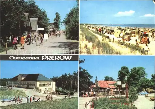 Prerow Ostseebad Strand Promenade  Kat. Darss