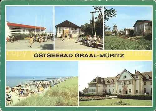 Graal Mueritz Ostseebad Cafe Seeblick Strandperle Sanatorium Kat. Seeheilbad Graal Mueritz