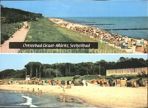 Graal Mueritz Ostseebad Strand Kat. Seeheilbad Graal Mueritz