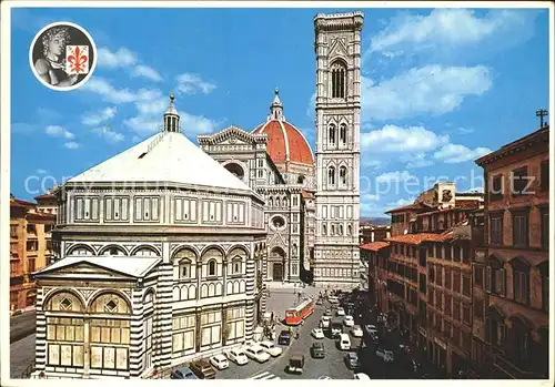 Firenze Toscana Duomo S. Maria del Fiore e Battistero Kat. Firenze