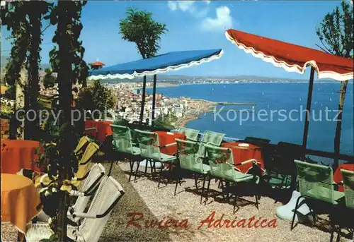 Riviera Adriatica Panorama vom Posillipo Kat. Italien