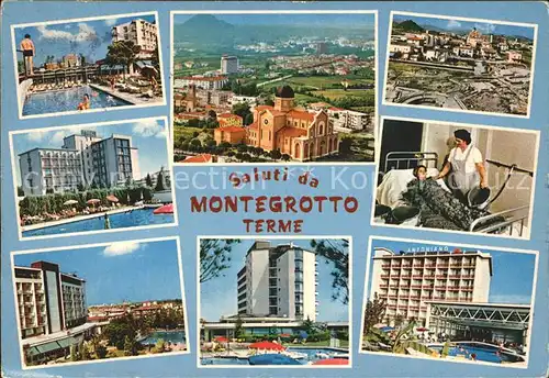 Montegrotto Terme Teilansichten Kat. 