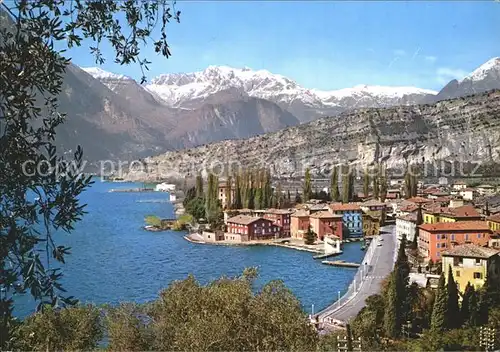 Torbole Lago di Garda Lago di Garda Gardasee Teilansicht Kat. Italien