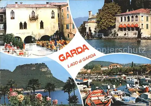 Gardasee Lago di Garda Banca mutua popolare di Verona Boote Kat. Italien