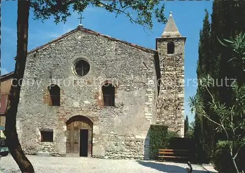 Lago di Garda Kirche chiesa di San Pietro Kat. Italien