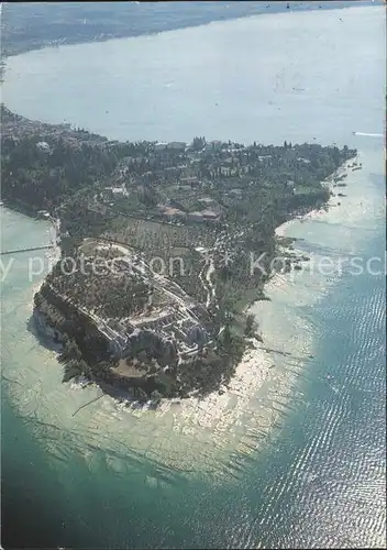 Lago di Garda Penisola di Sirmione Luftansicht Kat. Italien