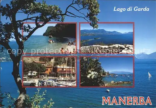 Lago di Garda Manerba Gardasee Segelboote Kat. Italien