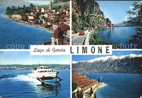 Lago di Garda Limone Schiff Kat. Italien
