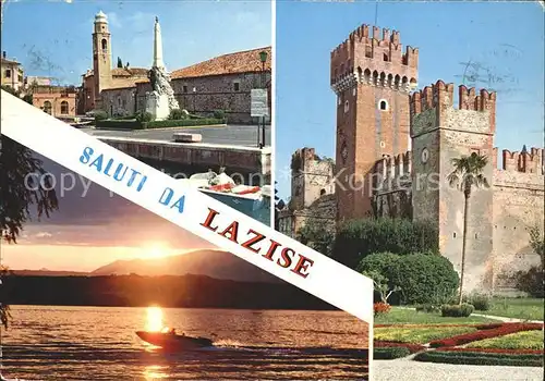 Lazise Lago di Garda Teilansichten Kat. Lazise