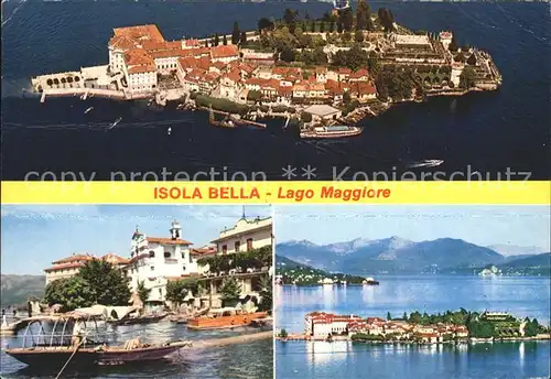 Lago Maggiore Isola bella Teilansichten Kat. Italien