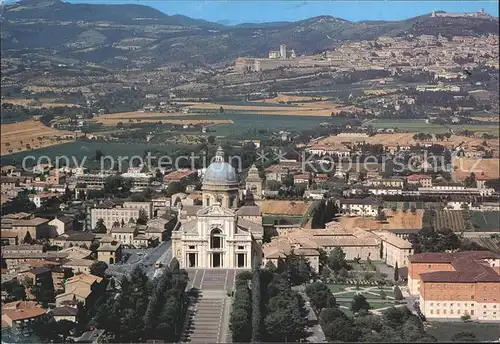 S Maria degli Angeli Assisi Fliegeraufnahme Kat. Perugia