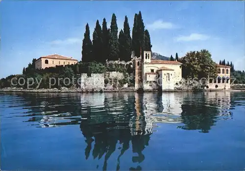 Lago di Garda San Vigilio vista dal lago Kat. Italien