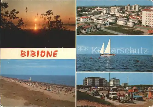 Bibione Tramonto sulla Valle la spiaggia Camping Lido del Sole