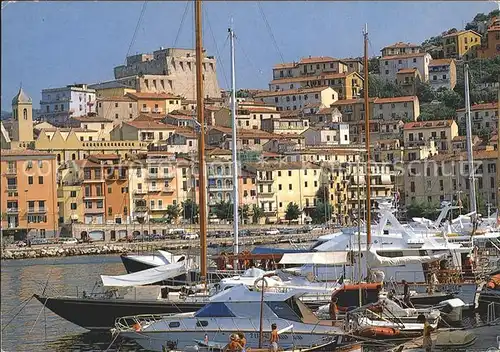 San Stefano il porto der Hafen Kat. Italien