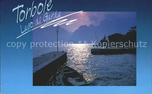 Torbole Lago di Garda Tramonto Sonnenuntergang Kat. Italien