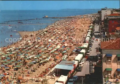 Riviera Adriatica spiaggia Strand Kat. Italien