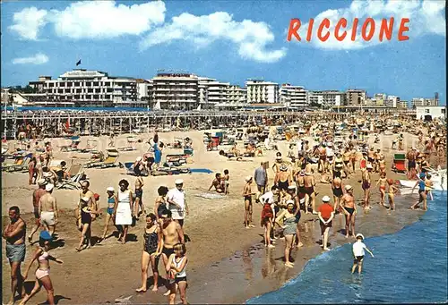 Riccione spiaggia Strand