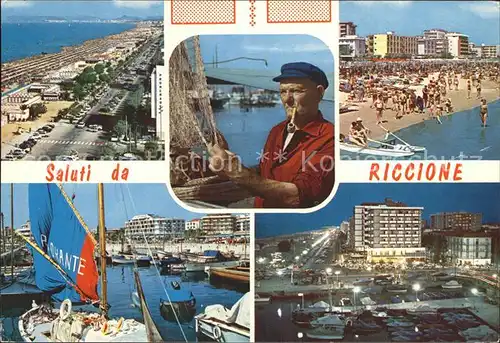 Riccione Fischer Strand Anlegestelle Segelboote